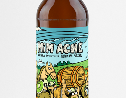 Mim Acher Label - Columbanus Brewering Co.