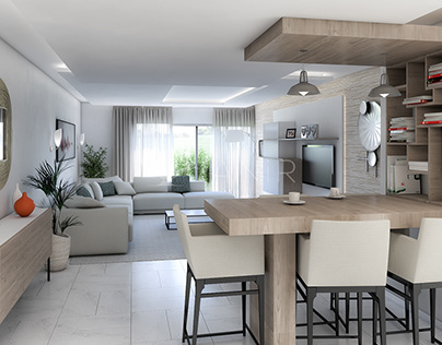 3D Interior ArchViz - 3D Salon Apartment