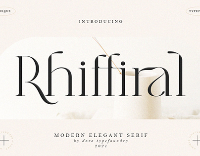 Rhiffiral - Elegant Branding Font Serif