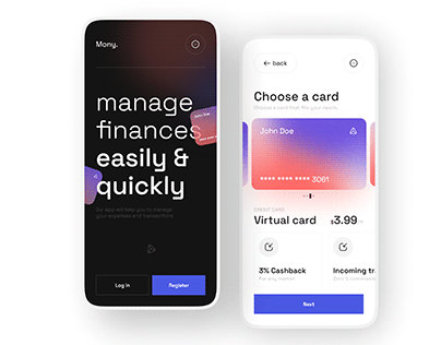 Mony. - Finance App Design