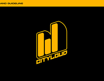CityLoud label: Logo brandguidline