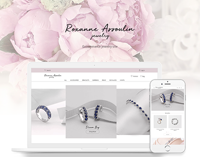 Jewelry Online Ecommerce Store - UI/UX WEB