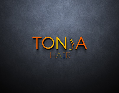 Tonia Hair Logo Design