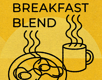 Breakfast Blend Label Design LRR