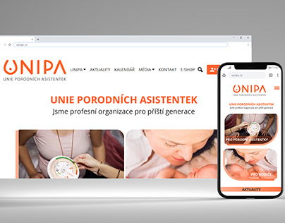 Website Redesign - Czech Association of Midwives