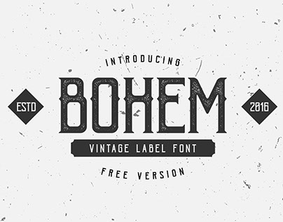 Bohem Free Font