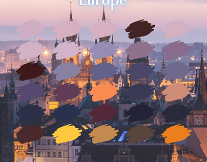 Europe Procreate palette