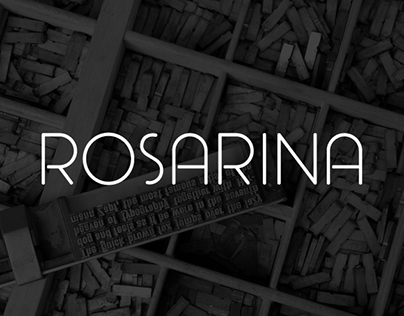Rosarina | Free font
