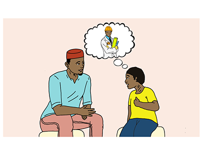 Pictorial illustrations for Child Protection & GBV