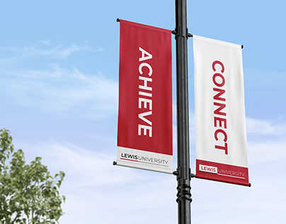 Project thumbnail - Lewis University Driveway Banners