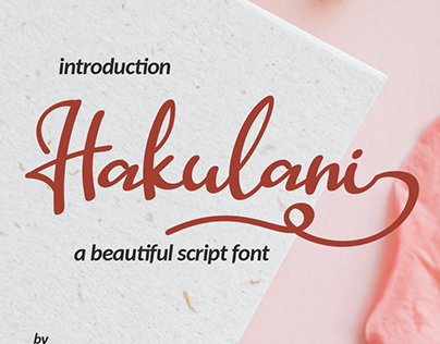 Hakulani Script Font