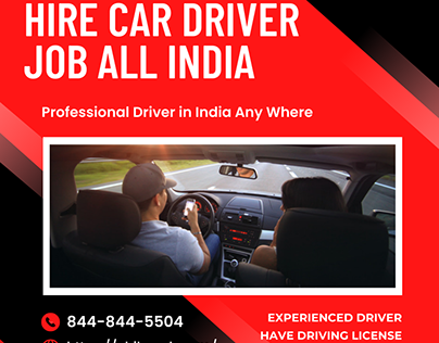Hire Car Driver Job All India