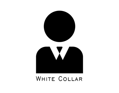 White Collar & Black Collar Logo Concept