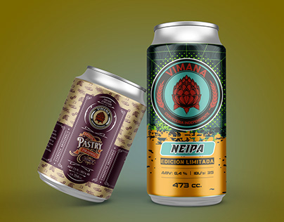 Cervecería Vimana. Packaging /redes /vidriera