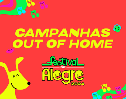 Campanhas Out Of Home - Festival de Alegre 2024