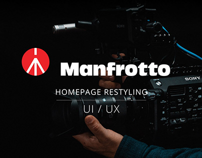 Manfrotto - Homepage Restyling