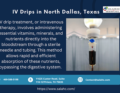 Professional IV Drips Treatment in North Dallas, Texas