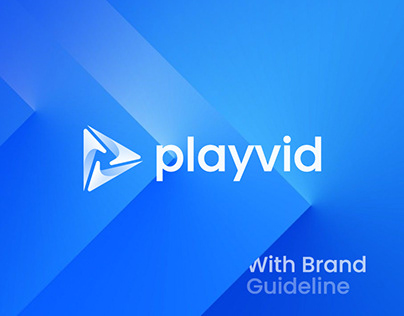Playvid Modern Logo Design, Logo Designer, Branding