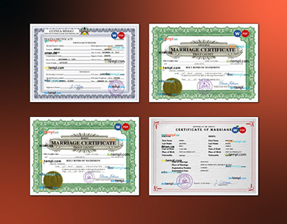 Guinea-Bissau, Guyana, Haiti certificate templates