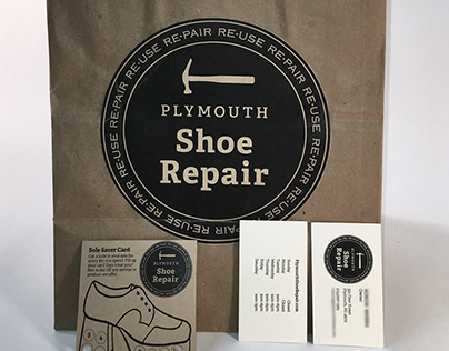 Logo re-design: Plymouth Shoe Repair