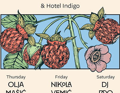 Hotel Indigo - Music Program Posters