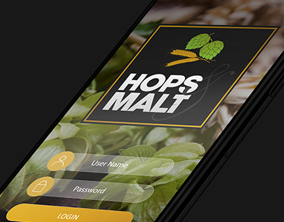Hops & Malt App Design