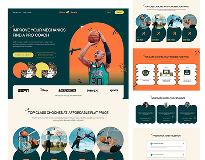 Basketball Coach Website Design