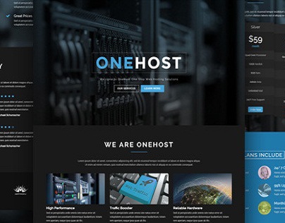Onehost - Responsive Hosting Template