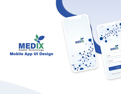 Medix Health Technology UI Design Mobile App