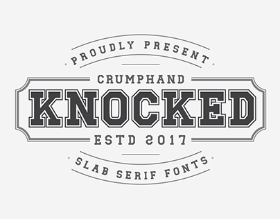 Knocked - Slab Serif Fonts