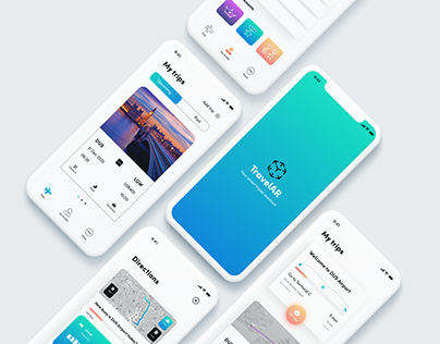 TravelAR - iOS App Design - UX/UI