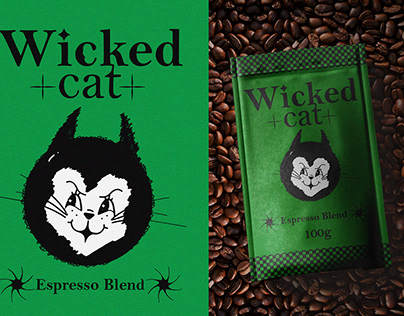Wicked cat coffee brand