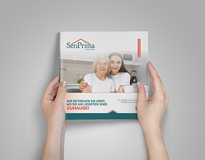 Elderly Health Brochure Design in German