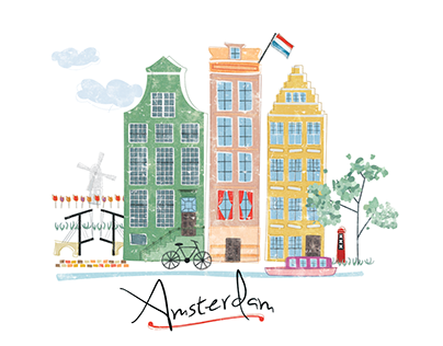 Illustration Amsterdam