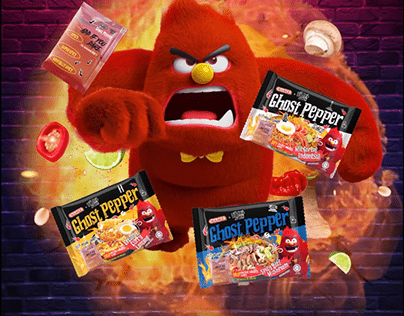 Mamee Ghost Pepper instant noodle