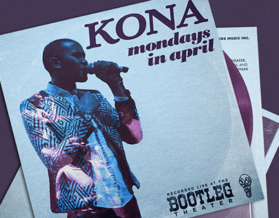 Kona - Mondays In April (Live at The Bootleg) Album Art