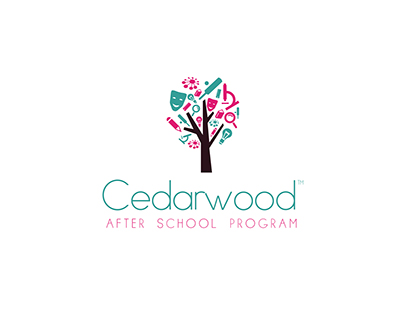 Cedarwood After School Program Logo + Branding