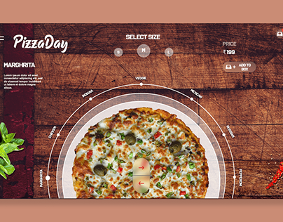 Pizza Day Landing page