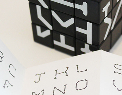 An Alphabetical Promotional Rubik Cube