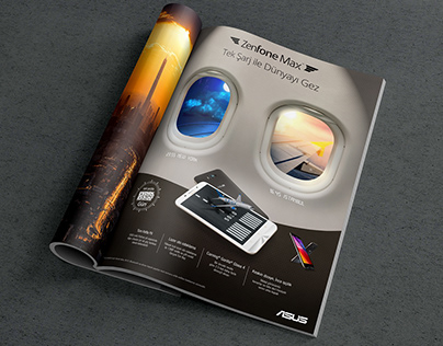 ASUS ZenFone MAX Magazine AD Design