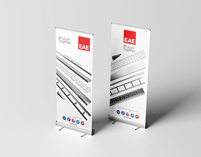 EAE CABLE TRAY ROLL UP BANNER