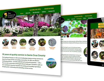 Landscape services website