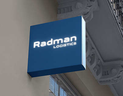 logo design for a logistics company Radman