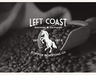 Left Coast Coffee Roasting Logo Project