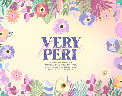 Very Peri flowers