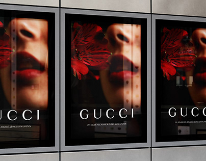 Product Poster: GUCCI 25* Goldie Red Satin Lipstick