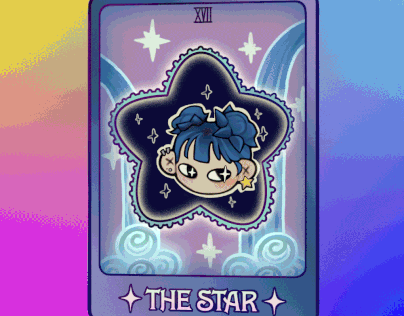 animated tarot card "The Star"