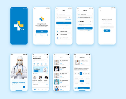 Health Mobile app design