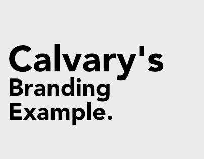 Calvary Missionary Baptist Church | 2014-2018 Branding.