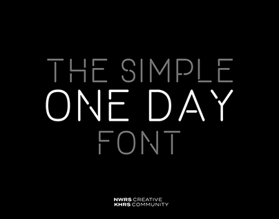 ONE DAY Font